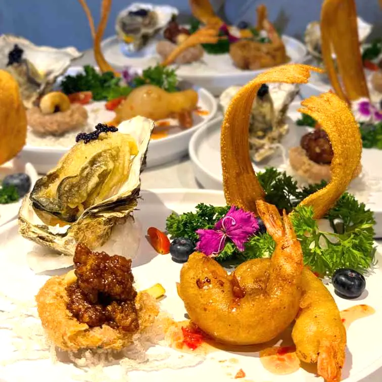 Teaffani Catering Opulent Starters halal certified premium chinese banquet