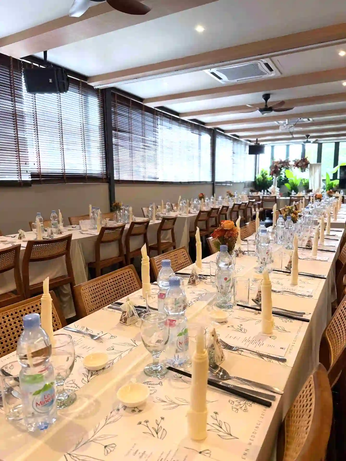 teaffani catering wedding premium chinese banquet table setup 