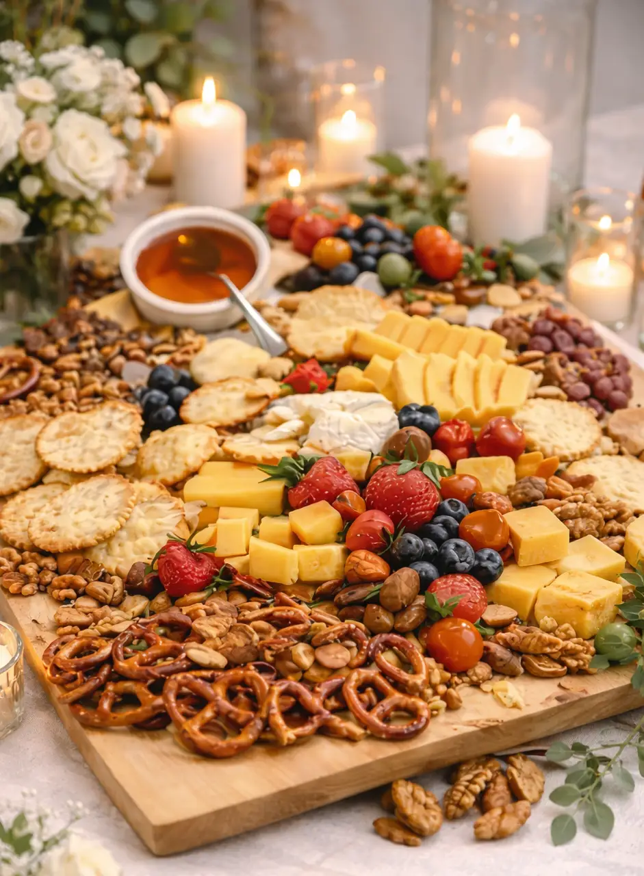 teaffani catering halal wedding buffet grazing table