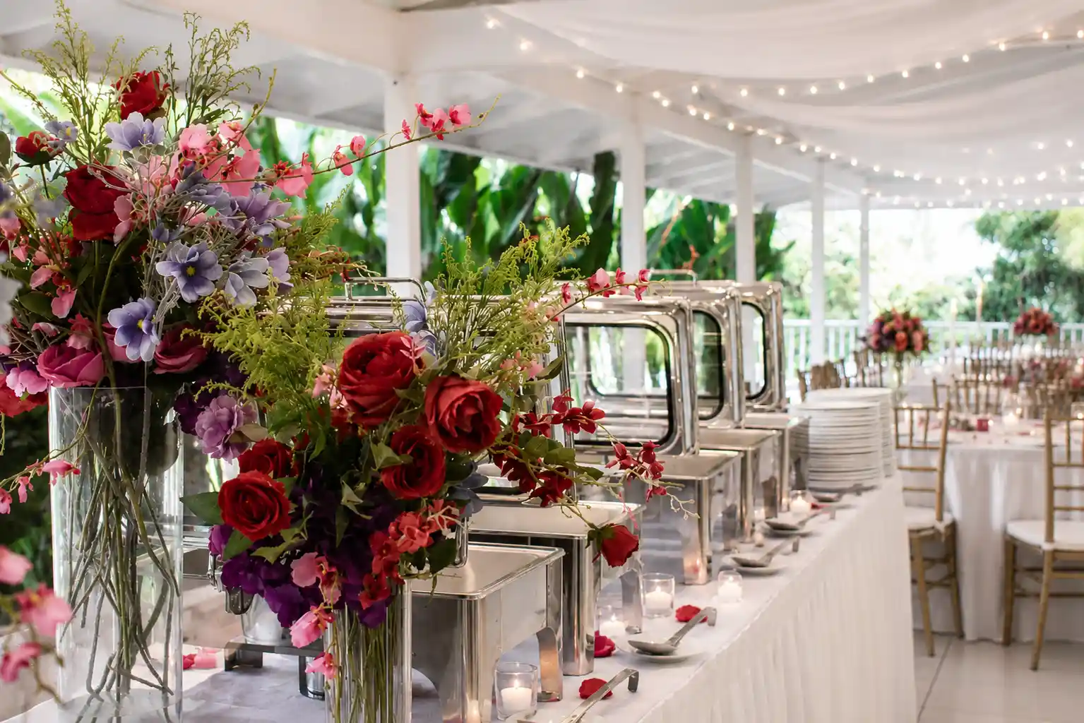 teaffani catering halal wedding buffet 