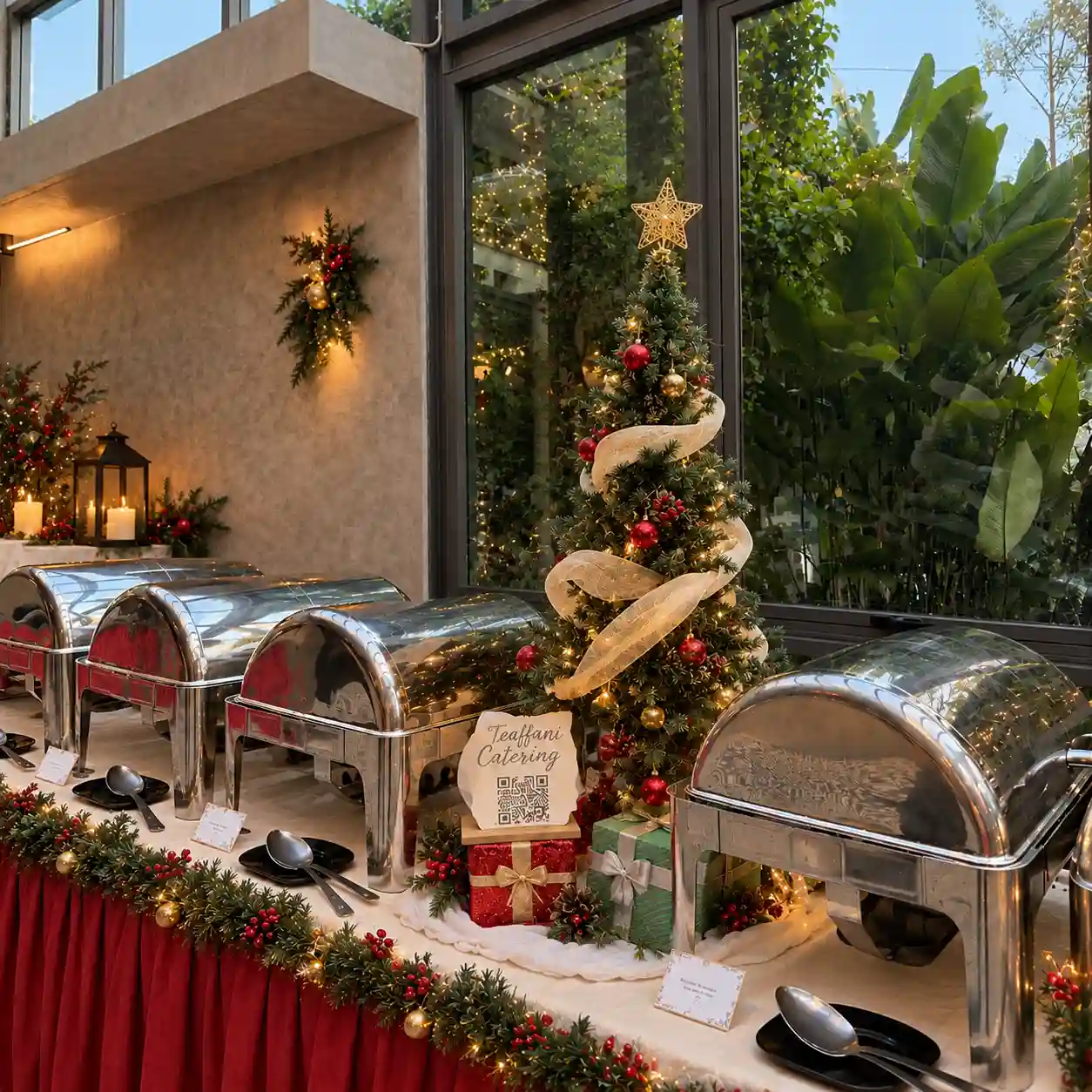 Halal Christmas Menu A buffet by Teaffani Catering