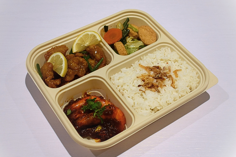 4 compartment packed food 4 compartment