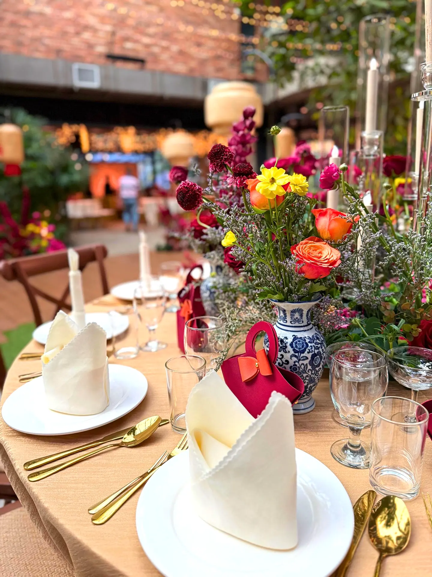 teaffani catering wedding elegant table setup kl caterer