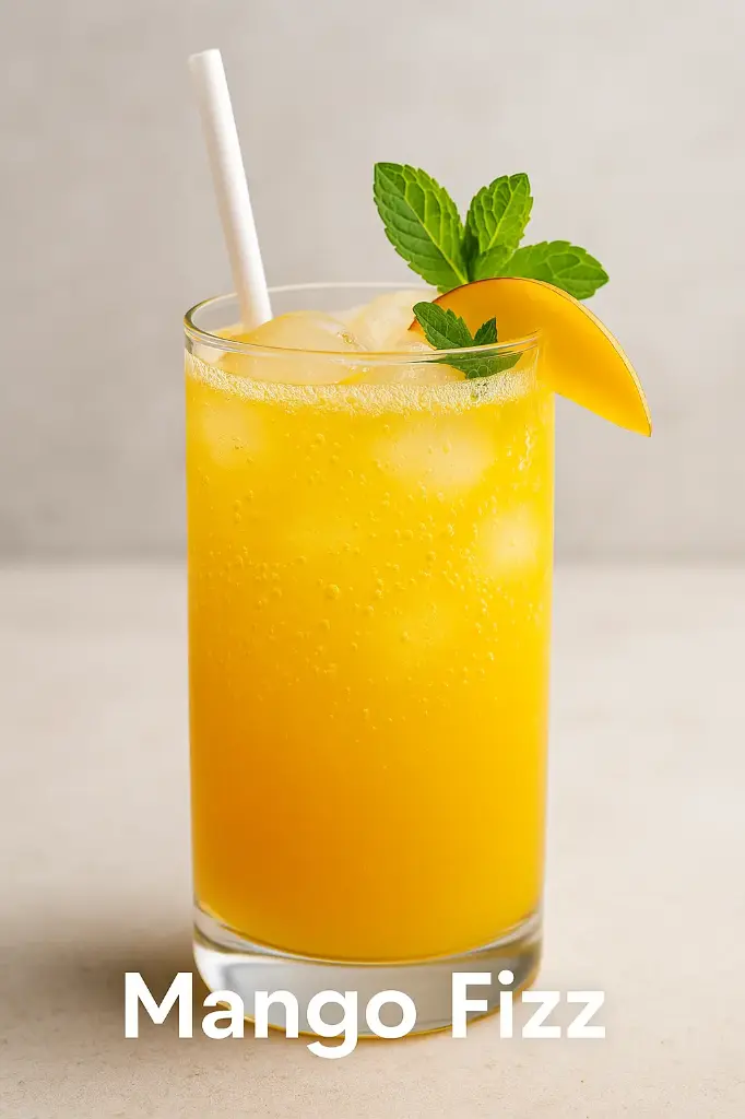 Mocktail: Mango Fizz (min 100 pax) 