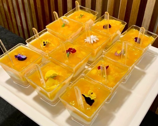 (Canape) Mini Mango Cheesecake in Cups (1pc)